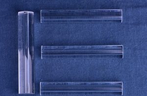 optical fused silica quartz tube — sio2 crystal material with customized hole shapes