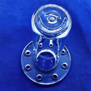 industrial fused silica flange with excellent thermal and chemical stability