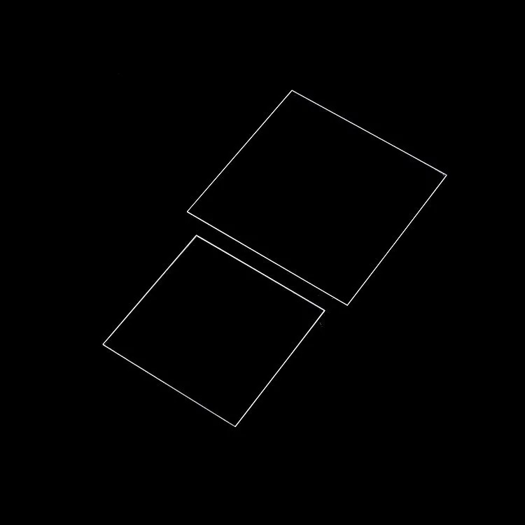high temperature corrosion resistant square quartz glass plates jgs1/jgs2