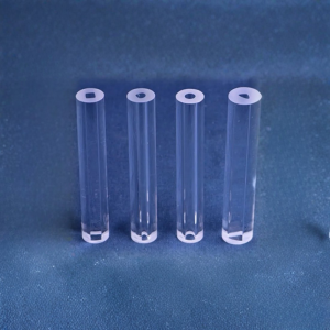 optical fused silica quartz tube — sio2 crystal material with customized hole shapes
