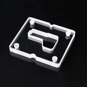 Op maat gesmolten kwartsplaten met doorlopende gaten