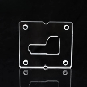 Op maat gesmolten kwartsplaten met doorlopende gaten