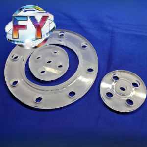 Custom Fused Quartz Flanges for High Temperature and Vacuum Applications