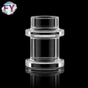 Custom Transparent Fused Quartz Flange Connector