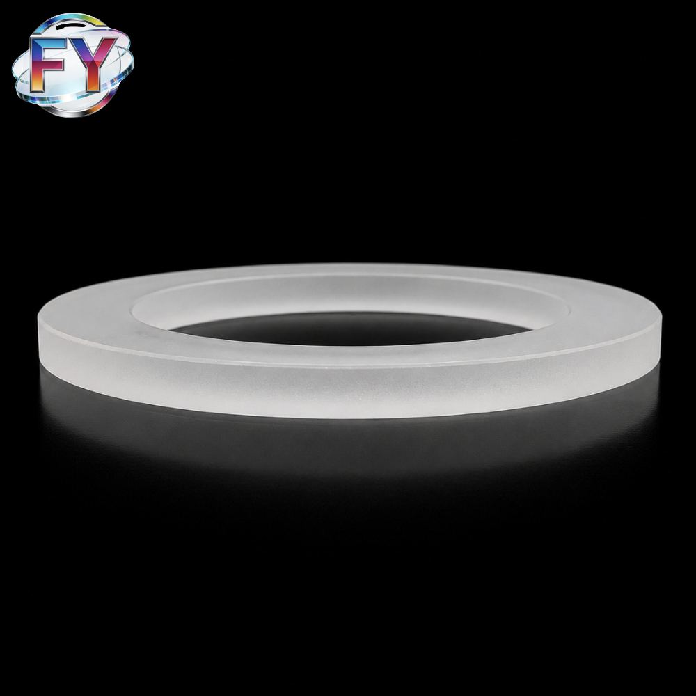 High-Purity Quartz Coating Flange Ring for Optical Coating Equipment | Φ160×10mm – Bild 3
