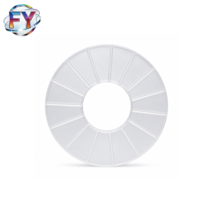 Precision Quartz Process Fixture Ring with Radial Support Ribs for Semiconductor Equipment